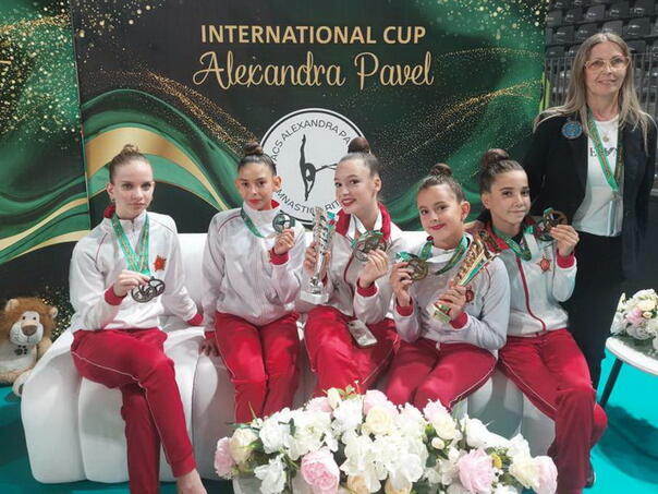 Gimnastičarke Kluba ritmičko-sportske gimnastike "Sloboda" osvojile osam medalja u Rumuniji