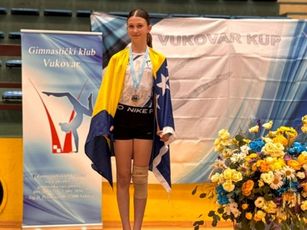 Gimnastičarke Sarajeva odlične u Hrvatskoj: Medalje u Vukovaru nagrada za predan rad