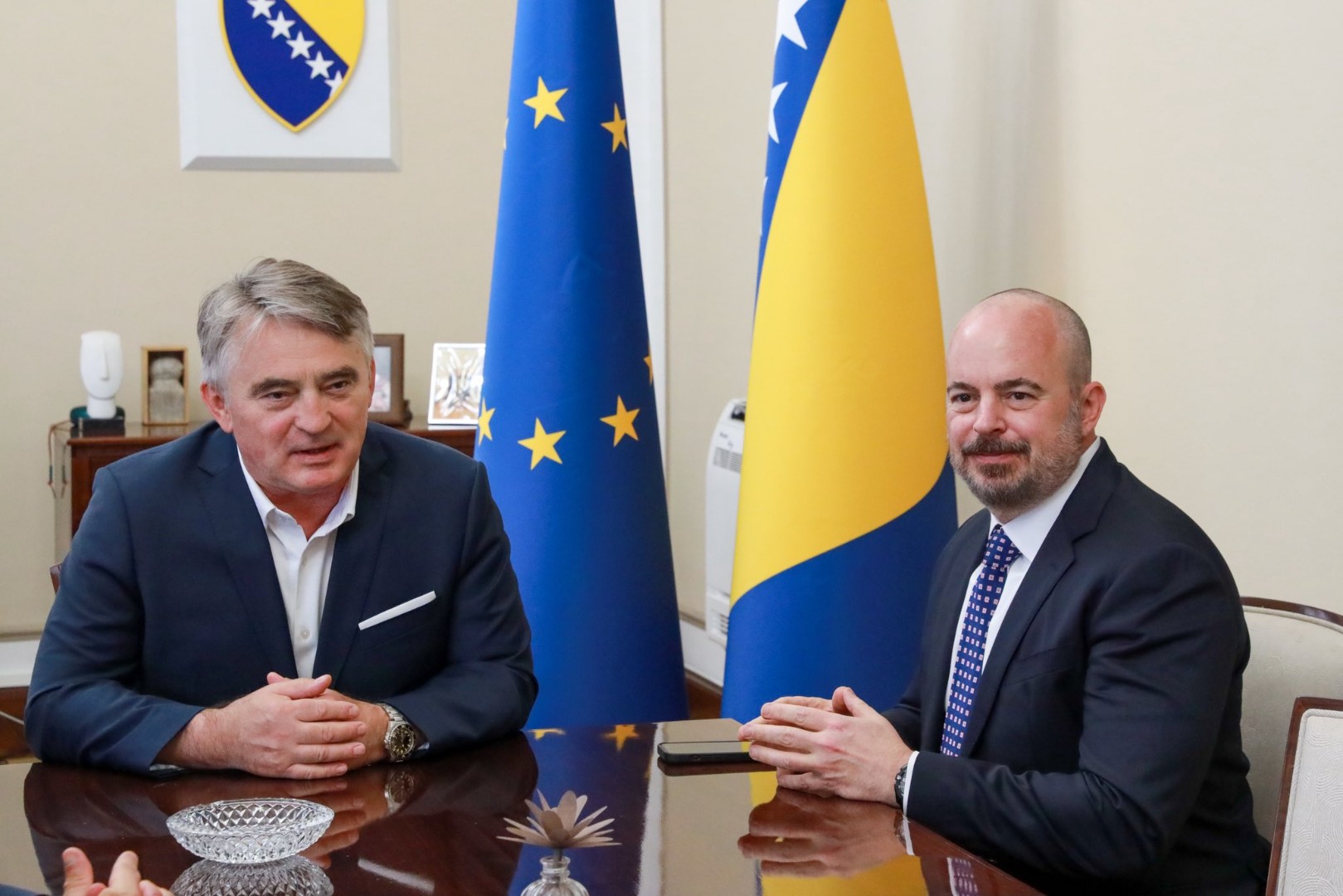 Ginkel i Komšić o jačanju ekonomske saradnje i američkim investicijama u BiH