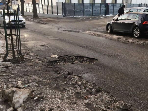 Glavobolja za vozače: Snijeg nestao, ostale rupe