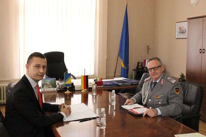 Goganović i Nolte o bilateralnoj vojnoj saradnji BiH i Njemačke