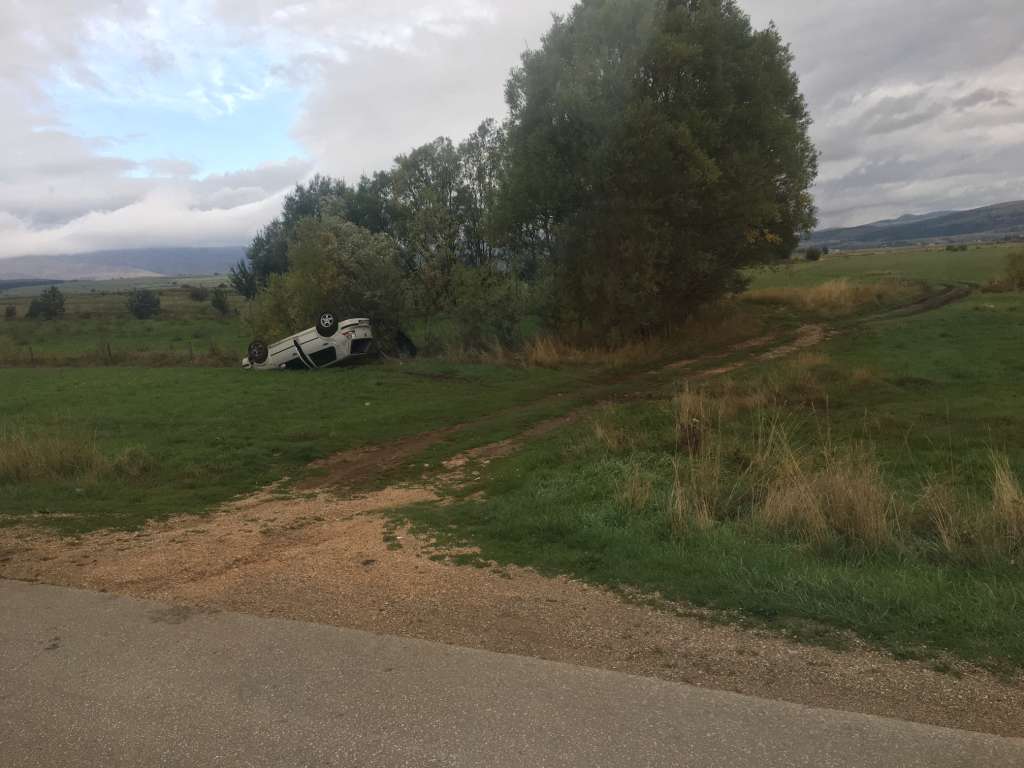 Golf sletio s ceste na putu Tomislavgrad - Blidinje