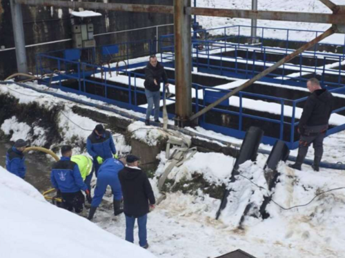 Goražde i dalje bez vode zbog plavljenja pumpi u Fabrici vode Vitkovići
