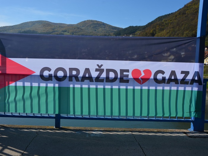 Goražde stalo uz Gazu: Stop ratu, zločinima i ubijanju