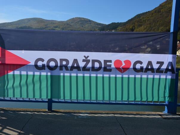 Goražde stalo uz Gazu: Stop ratu, zločinima i ubijanju