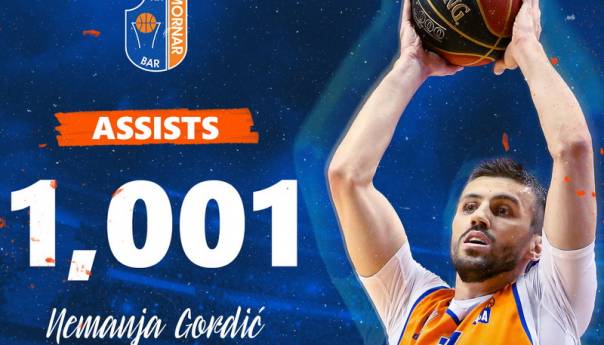 Gordić ispisao historiju, 1.001 asistencija