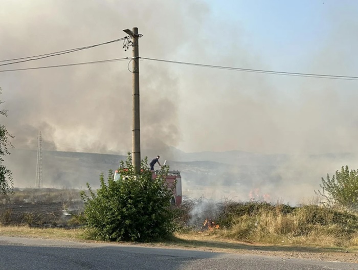Gore brda oko Podgorice: Veći broj vatrogasaca na terenu, nisu oštećeni objekti