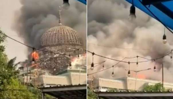 Gori islamski centar u Džakarti: Plamen progutao džamiju