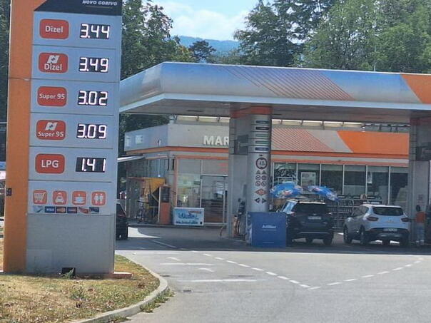 Gorivo u Banjoj Luci ponovo skuplje, litar dizela 3,44 KM