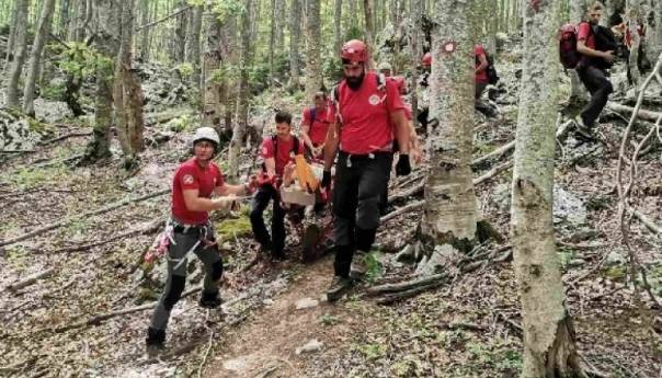 Gorska služba spašavanja spasila ruskog državljanina s Kamešnice