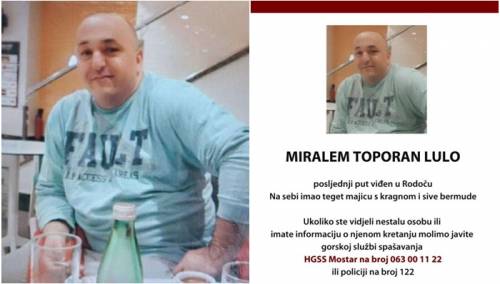 Gorske službe spašavanja traže nestalog Miralema Toporana