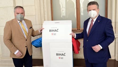 Grad Beč: Tri tone humanitarne pomoći za migrante u Bihaću