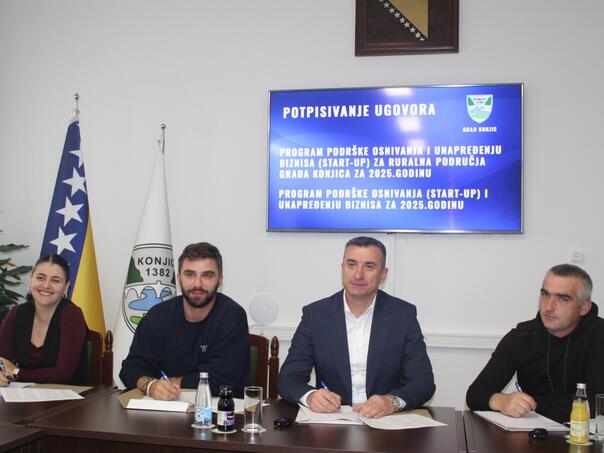 Grad Konjic podržao 14 mladih sa snažnim poslovnim idejama