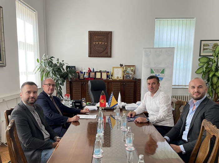 Grad Konjic posjetila delegacija iz Crne Gore