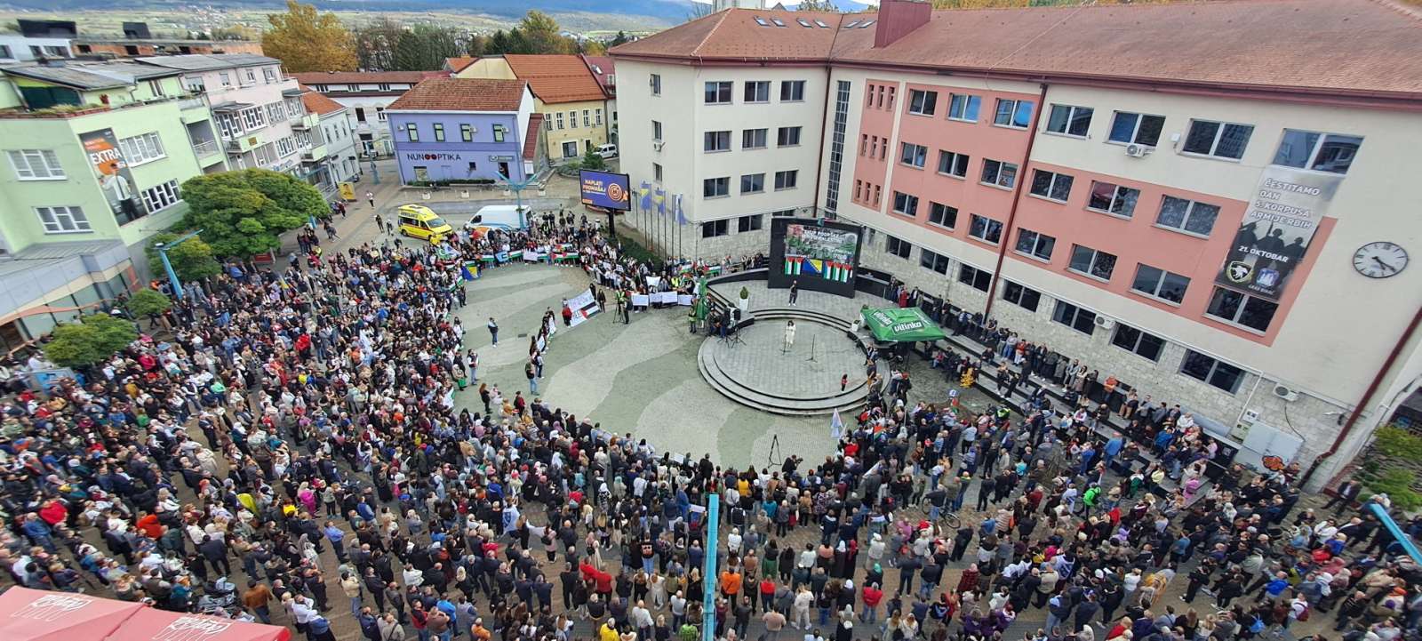 Građani Bihaća održali protest za mir u Palestini