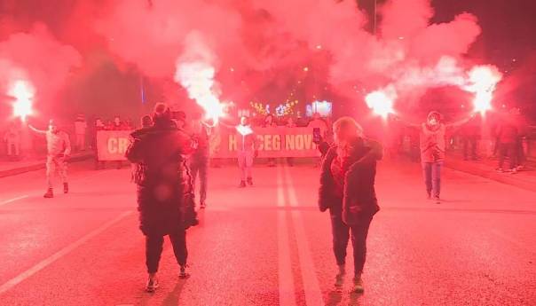 Građani iz svih krajeva Crne Gore na protestu u Podgorici