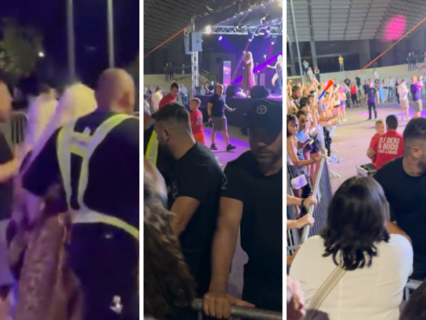 Građani prekinuli koncert, Jelenu Karleušu evakuisala policija