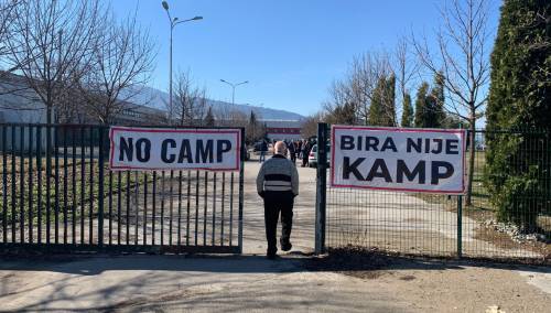 Građani se okupili uoči posjete komesarka EU za unutrašnje poslove