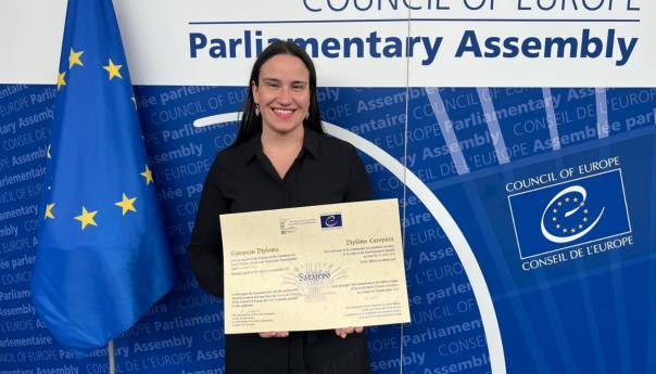 Karić u ime Sarajeva primila Evropsku diplomu Vijeća Evrope