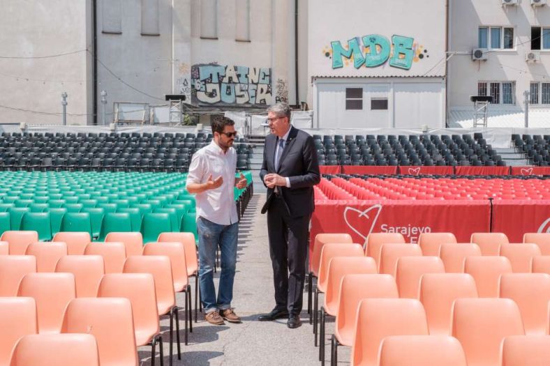 Gradonačelnik Avdić posjetio festivalske lokacije uoči 31. SFF-a