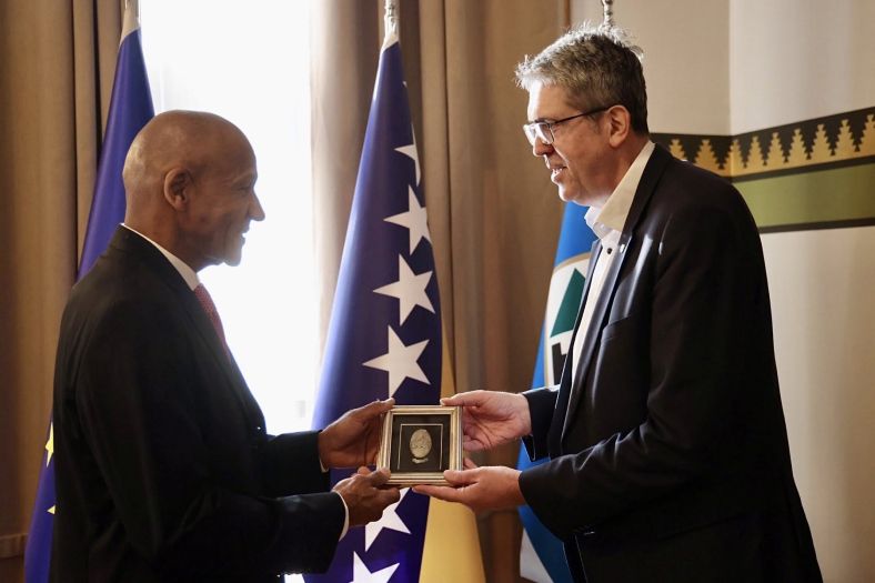 Avdić ugostio Senegalca koji je nastupio na Olimpijadi u Sarajevu