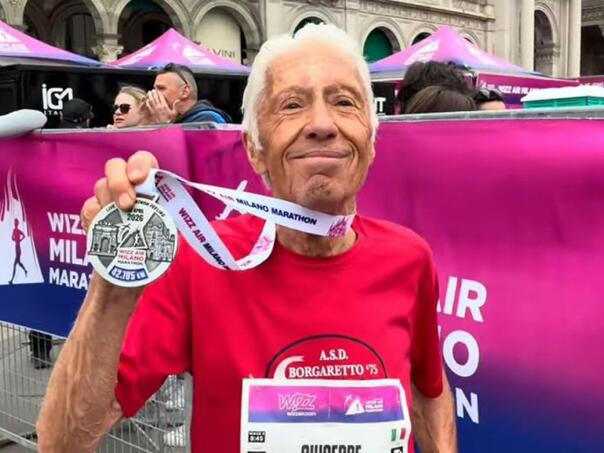 Granica je pomjerena: Vremešni Italijan (90) istrčao maraton