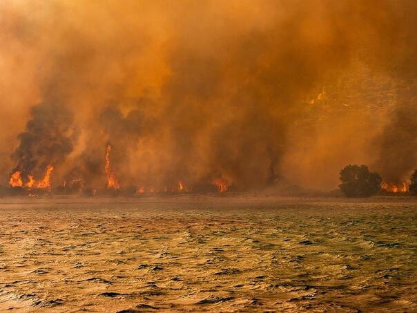 Grčka se bori s požarima na Eubeji, evakuisana dva sela
