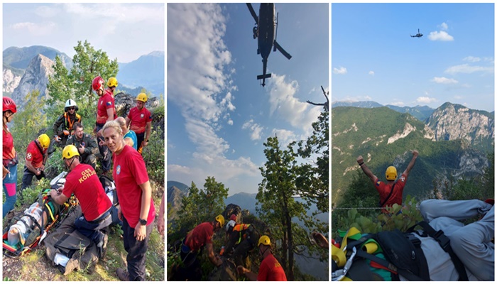 GSS FBiH spasila povrijeđenog iz rejona Rakitnice, helikopterom ide ka KCUS-u