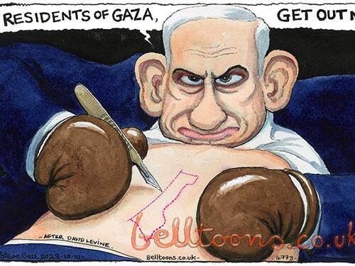 Guardian otpustio karikaturistu zbog karikature Netanyahua
