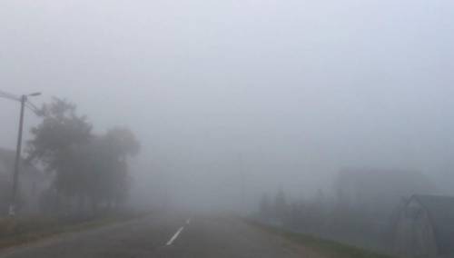 Gusta magla smanjuje vidljivost, oprez zbog odrona