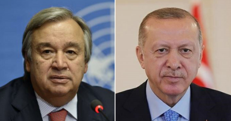 Gutereš zahvalio Erdoanu na naporima u posredovanju između Rusije i Ukrajine