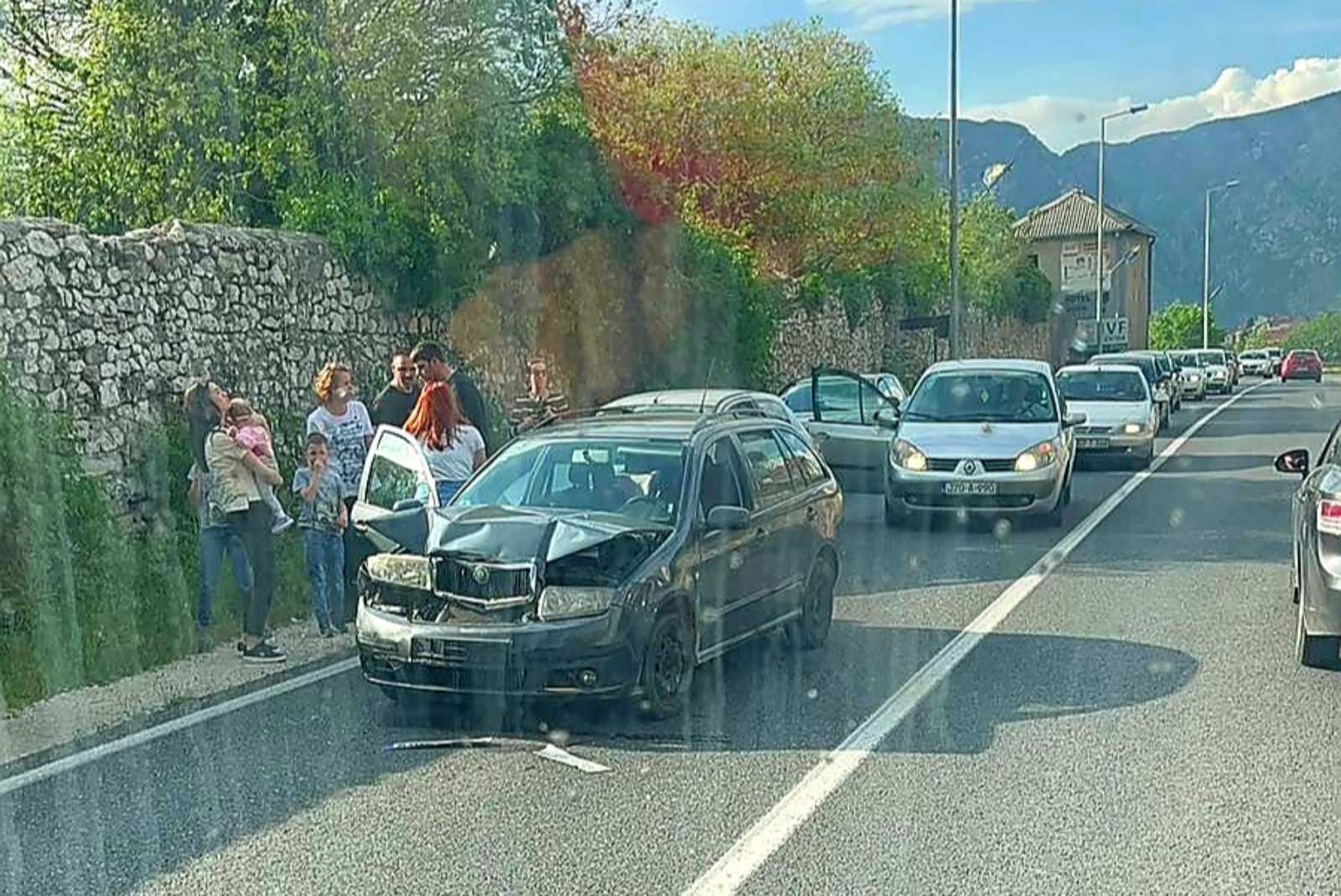 Gužve na M17 nakon saobraćajne nesreće u Mostaru