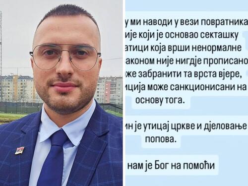 Odbornik u RS pokrenuo hajku na protestante: Nazivao ih "sektašima"