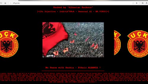 Hakirana web stranice Ministarstva financija i trezora BiH, prijavljeno SIPA-i i OSA-i