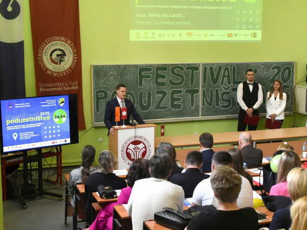 Halilagić poručio budućim poduzetnicima na Festivalu poduzetništva: 'Vi ste promjena'