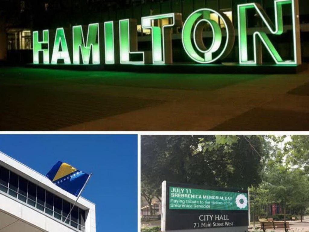 Hamilton odaje počast žrtvama genocida u Srebrenici