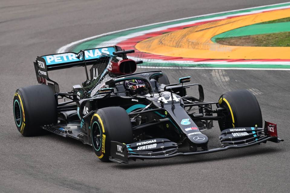 Hamilton slavio u Italiji
