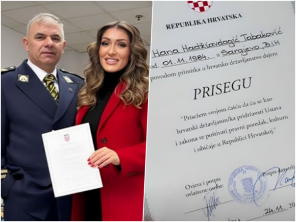 Hana Hadžiavdagić dobila hrvatsko državljanstvo