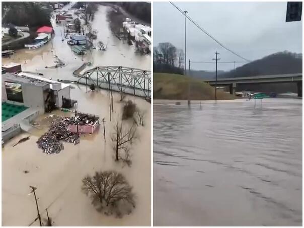 Haos na jugoistoku SAD-a: U obilnim poplavama devetero mrtvih, moguće još žrtava