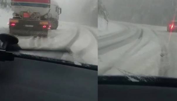 Haos na Kupresu: Sudar više vozila, kamion se prepriječio na putu