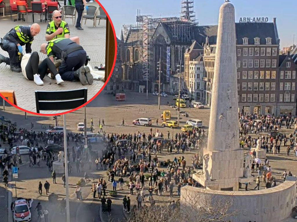 Haos u Amsterdamu: Napad nožem na trgu, najmanje pet osoba ranjeno
