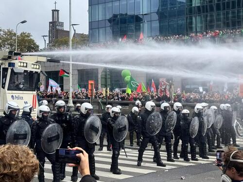 Haos u Briselu: Demonstranti se sukobili sa policijom