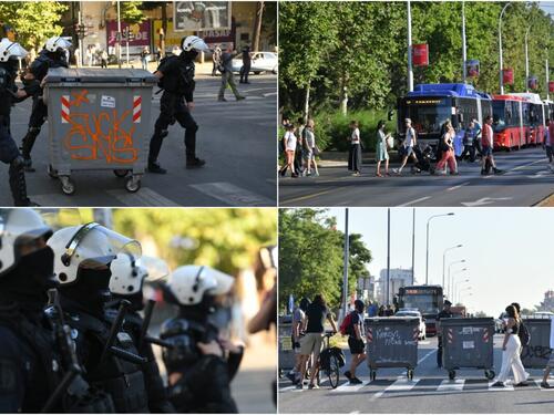 Haos u Srbiji: Blokade i hapšenja, napeto u Beogradu