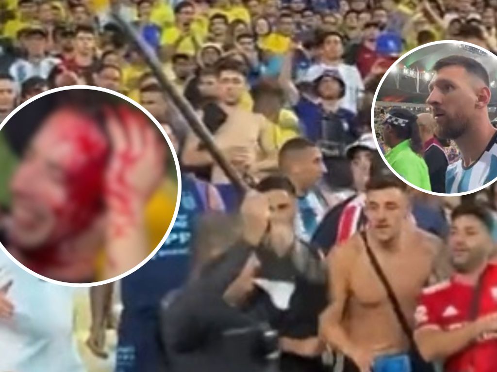 Haotične scene na Maracani: Policija tukla navijače, Messi gledao u nevjerici