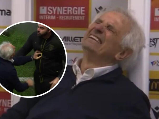 Haotične scene u Nantu: Navijači utrčali u teren, Halilhodžić potpuno slomljen