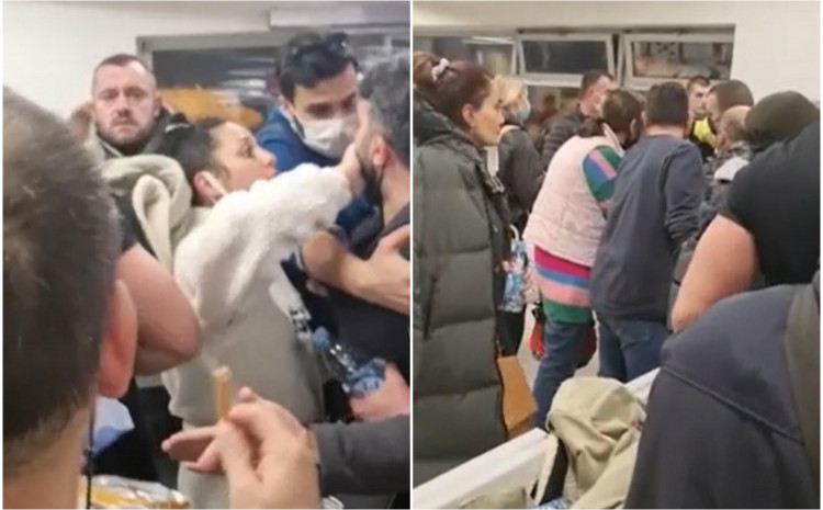 Haotično stanje i na tuzlanskom aerodromu: Putnici satima čekali check in, došlo do naguravanja