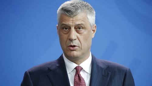 Hašim Tači na ispitivanju u Hagu