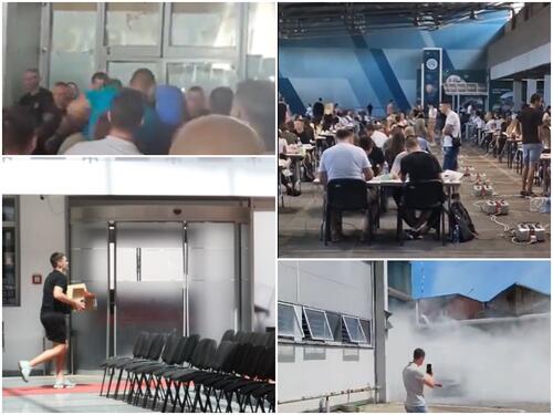 Haos u Novom Sadu zbog izbora, sukob pristalica vlasti i opozicije