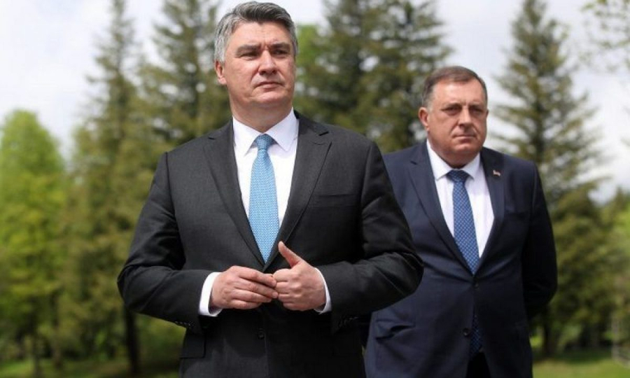 HDZ: Lažima Milanović prikriva sramotu oko dolaska Dodika 