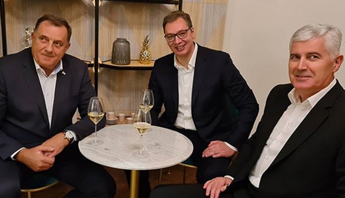 HDZ saopćio detalje sastanka Čovića, Vučića i Dodika u Beogradu